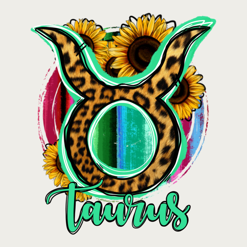 Taurus Zodiac Sign Sunflower Leopard Serape Zipper Hoodie by RanaPortraitStore | Teevron