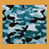 Blue Camouflage Glitter Premium Hoodie | Teevron