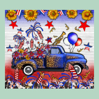 Fourth Of July Truck American Flag Classic Tee | Teevron