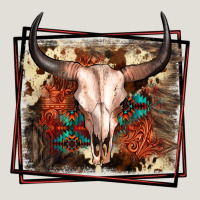 Western Bull Skull Heavy Core Tee | Teevron