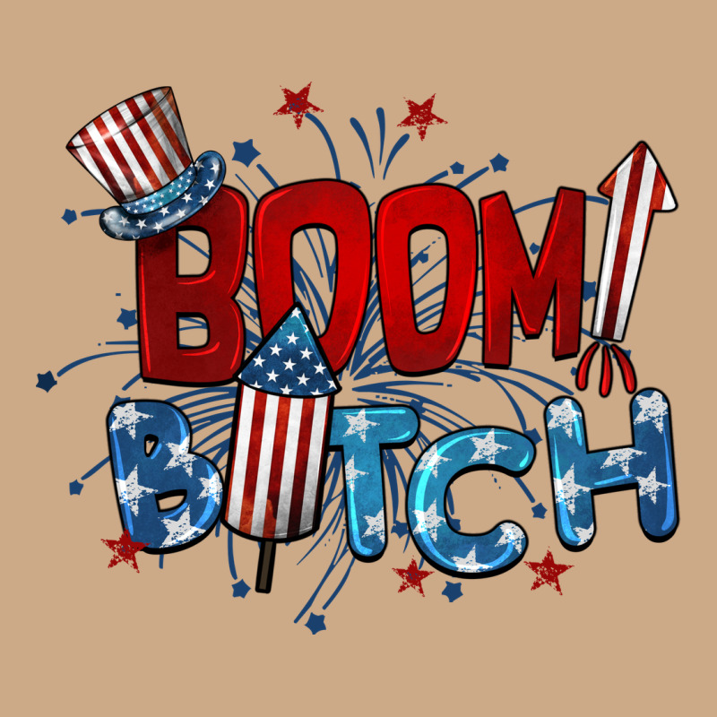 Boom Bitch 4th Of July Vintage Hoodie by BarkalooDesign | Teevron