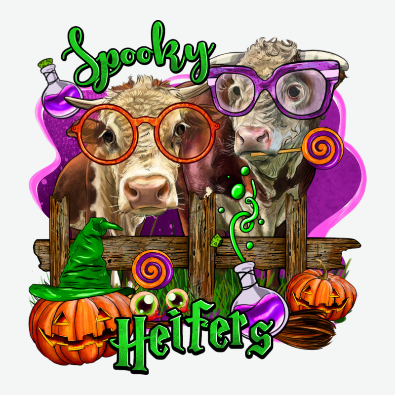 Spooky Halloween Cows Urban Heavy Tee by LillyAllenDesigns | Teevron