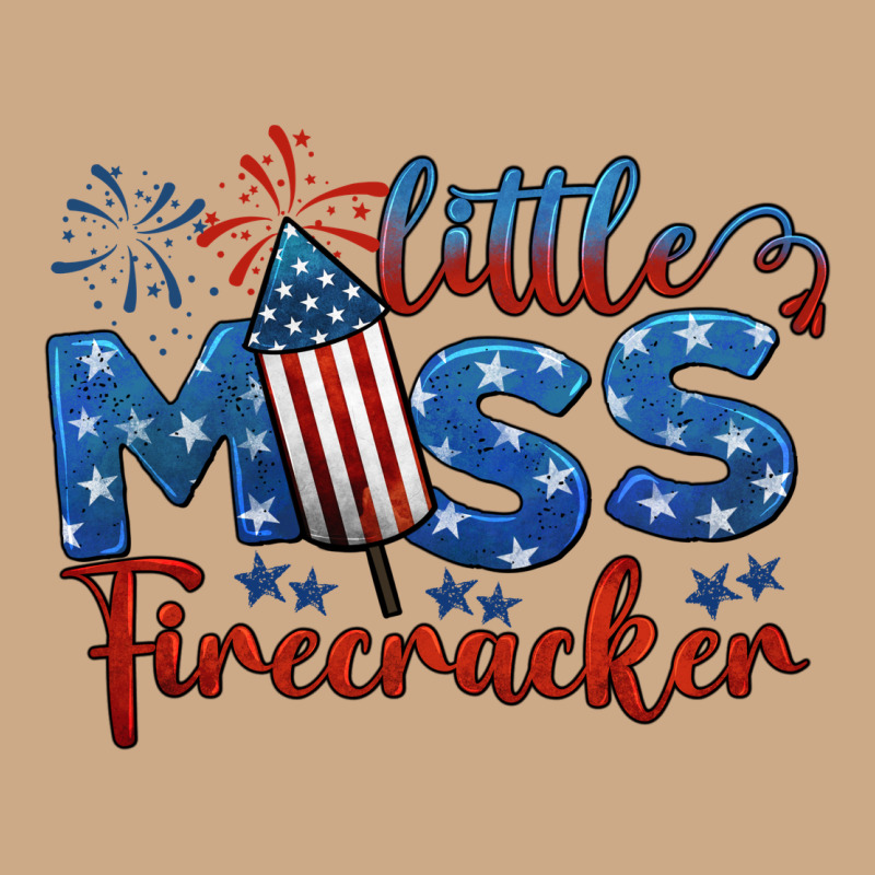 Little Miss Firecracker 4th Of July Vintage Hoodie by BarkalooDesign | Teevron