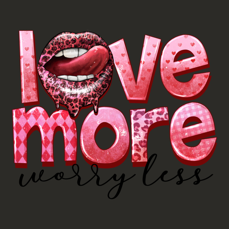 Love More Worry Less Heavy Core Tee by FaDigitalArtStudio | Teevron