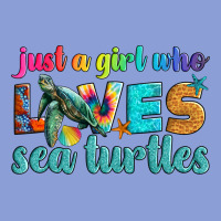 Just A Girl Who Loves Sea Turtle Long Sleeve Tee | Teevron