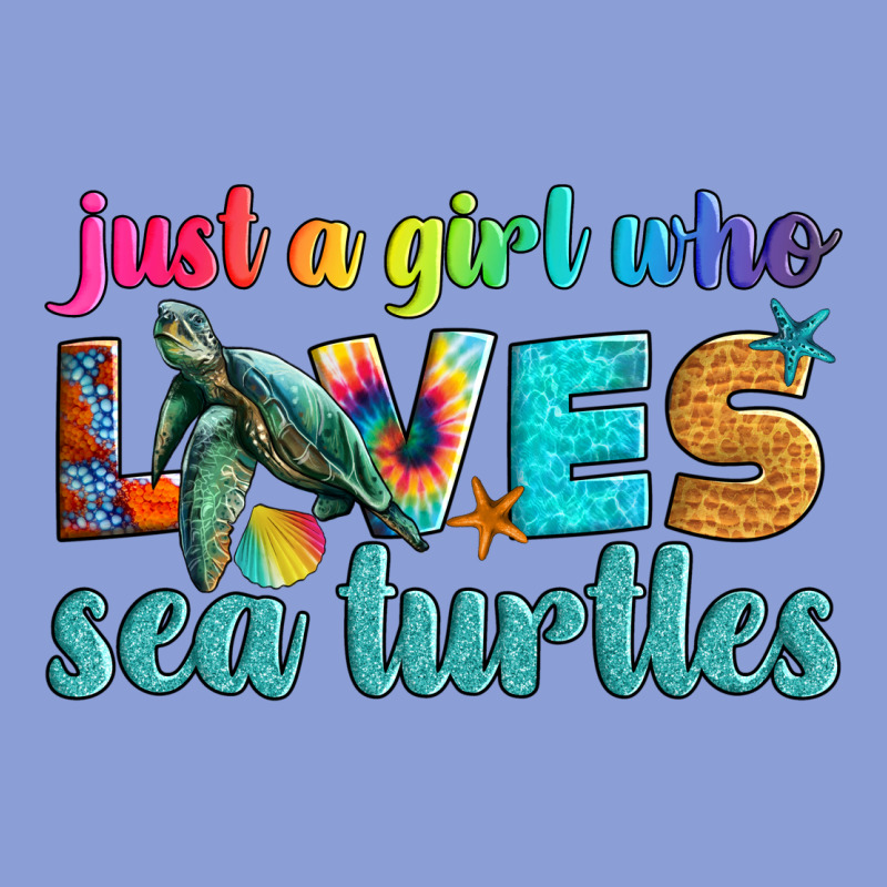 Just A Girl Who Loves Sea Turtle Long Sleeve Tee by Artiststas | Teevron