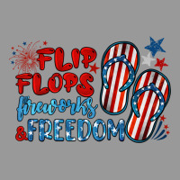 Flip Flops Fireworks & Freedom Vintage Hoodie | Teevron