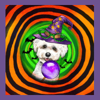 Halloween Bichons Frise Dog Vintage Tee | Teevron