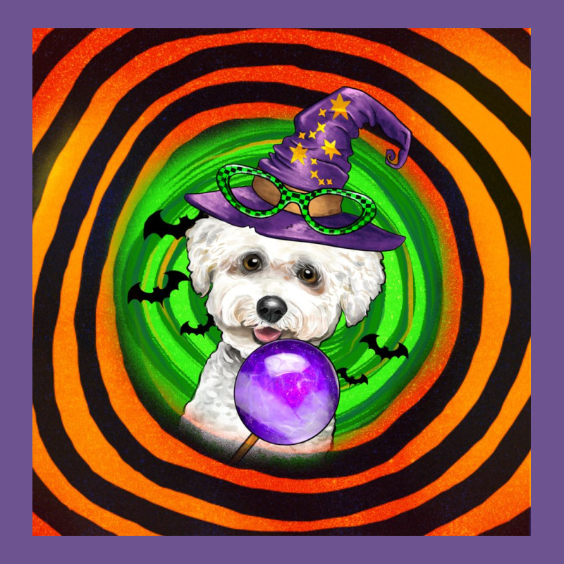 Halloween Bichons Frise Dog Vintage Tee by LillyAllenDesigns | Teevron