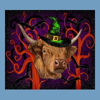 Halloween Glitter Highland Cow Tumbler Urban Heavy Tee | Teevron