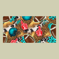 American  Football With Turquoise License Plate Heavy Core Tee | Teevron