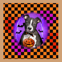 Halloween American Pitbull Terrier Vintage Tee | Teevron