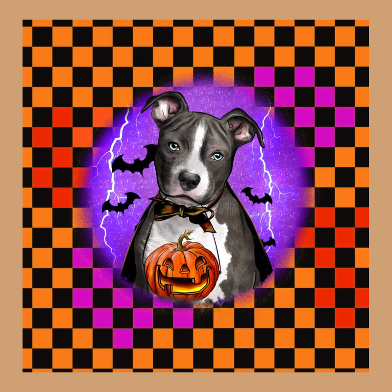 Halloween American Pitbull Terrier Vintage Tee by LillyAllenDesigns | Teevron