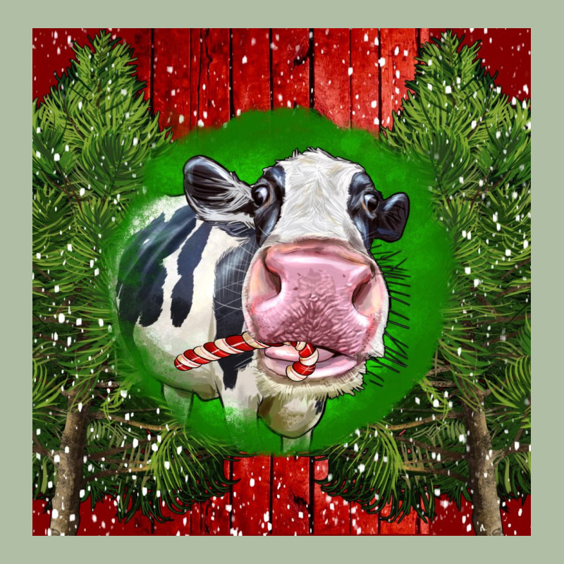 Christmas Holstein Urban Heavy Tee by LillyAllenDesigns | Teevron