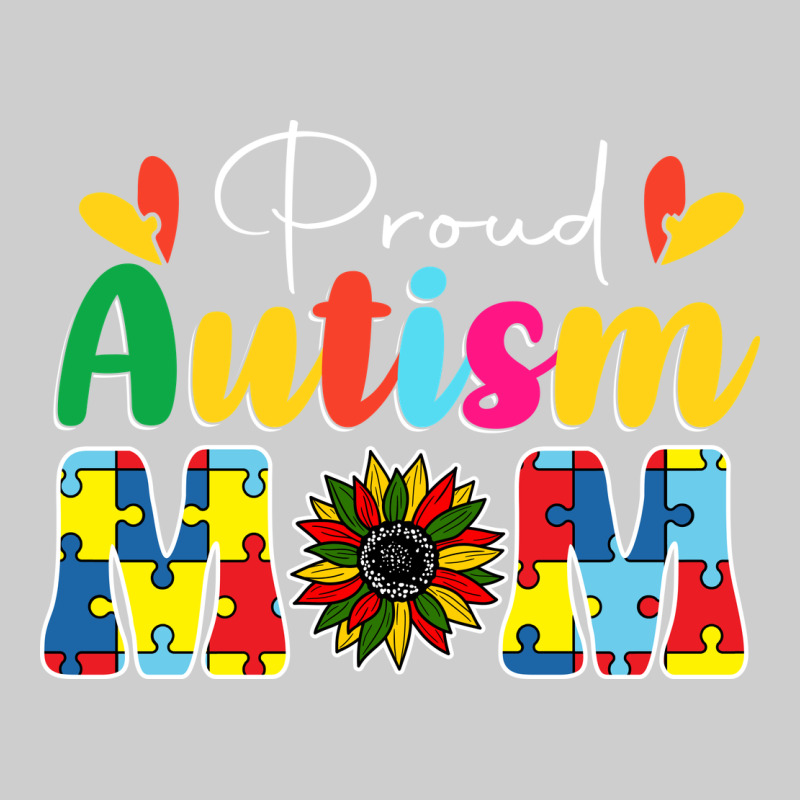 Proud Autism Mom Sunflower Premium Tee by CowhideDigitalArt | Teevron