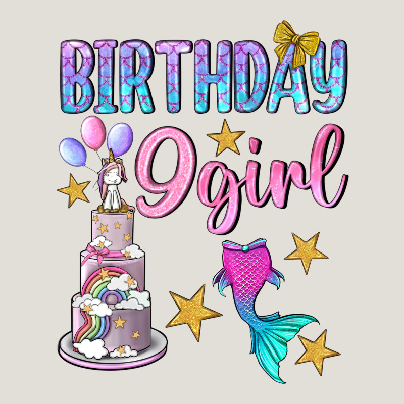 Birthday Girl 9 Heavy Core Tee by BundleAndBundleShop | Teevron