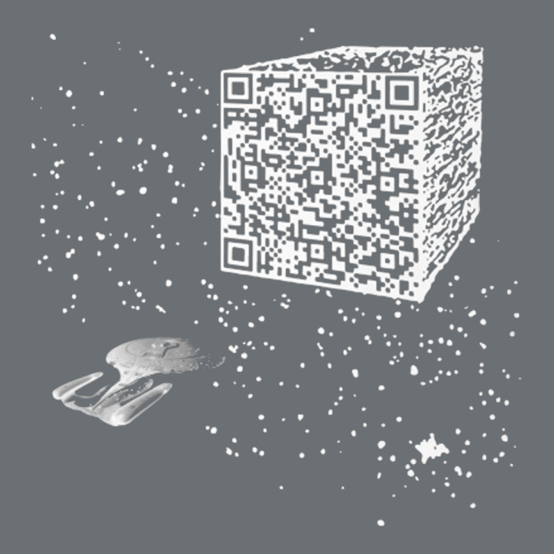Qr Code Cube We Are The Borg Premium Hoodie by linhVisuals | Teevron