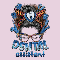 Dental Assistant Messy Bun Classic Tee | Teevron