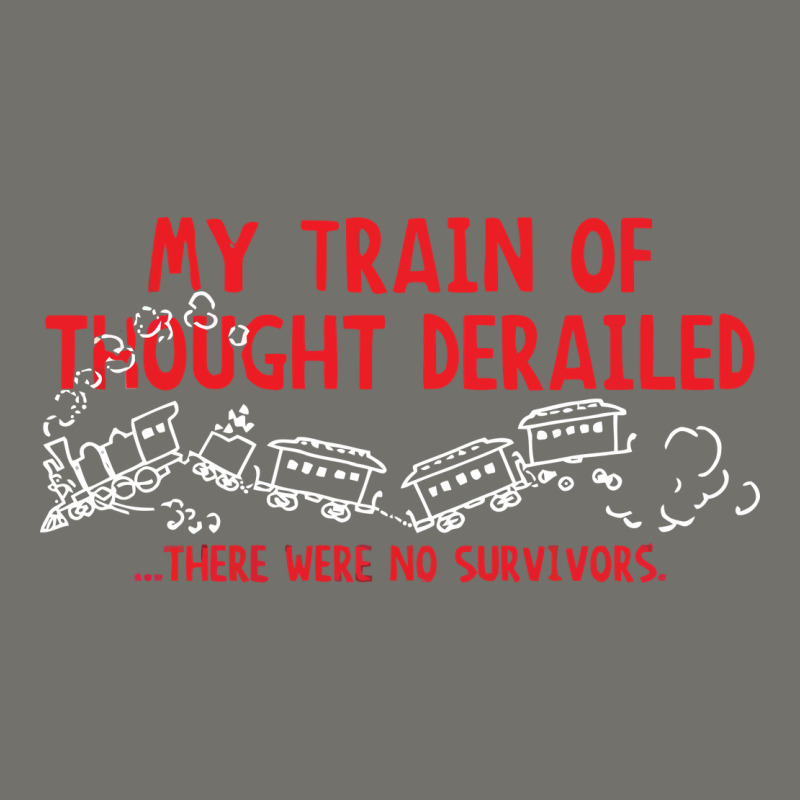 My Train Of Thought Derailed Premium Hoodie by linhVisuals | Teevron
