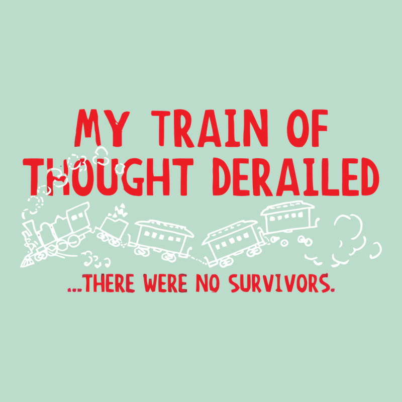 My Train Of Thought Derailed Premium Hoodie by linhVisuals | Teevron