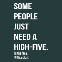 Some People Need A High Five Premium Hoodie | Teevron