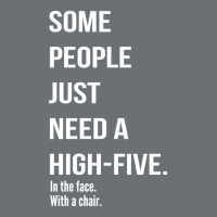 Some People Need A High Five Premium Hoodie | Teevron