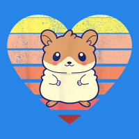 Cute Hamster Design Retro Heart Shape Vintage T Shirt Premium Hoodie | Teevron