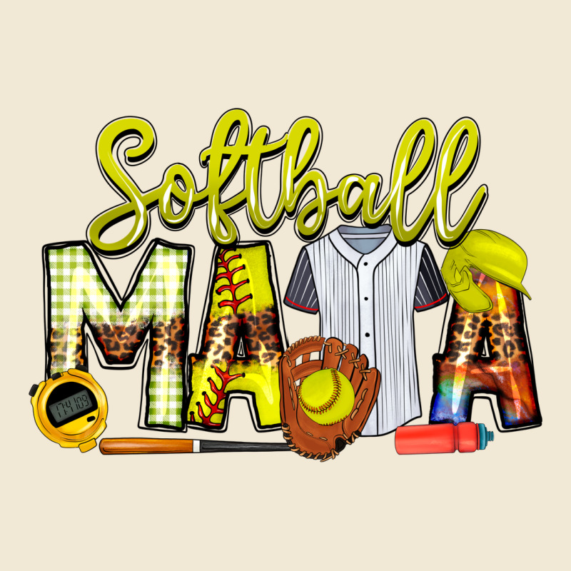 Softball Mama Premium Tee by CowhideDigitalArt | Teevron