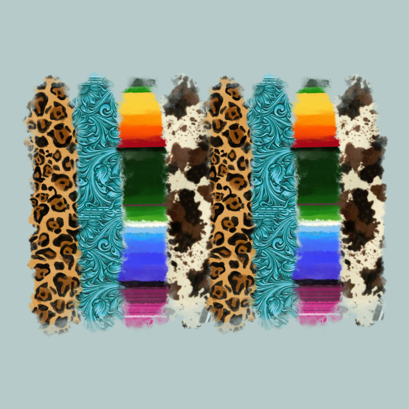 Serape Leopard Tooled Leather Cowhide Background Heavy Core Tee by RanaPortraitStore | Teevron
