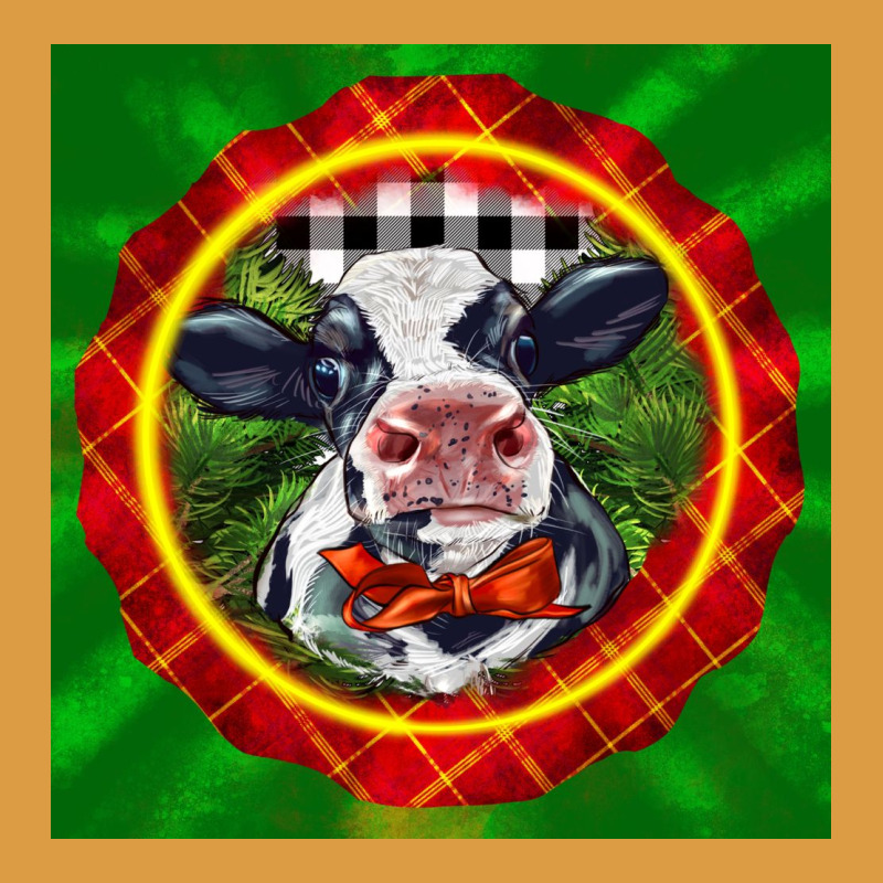 Christmas Baby Holstein Face Urban Heavy Tee by LillyAllenDesigns | Teevron