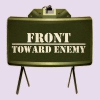 Front Toward Enemy Distressed Claymore Mine Military Premium Hoodie | Teevron