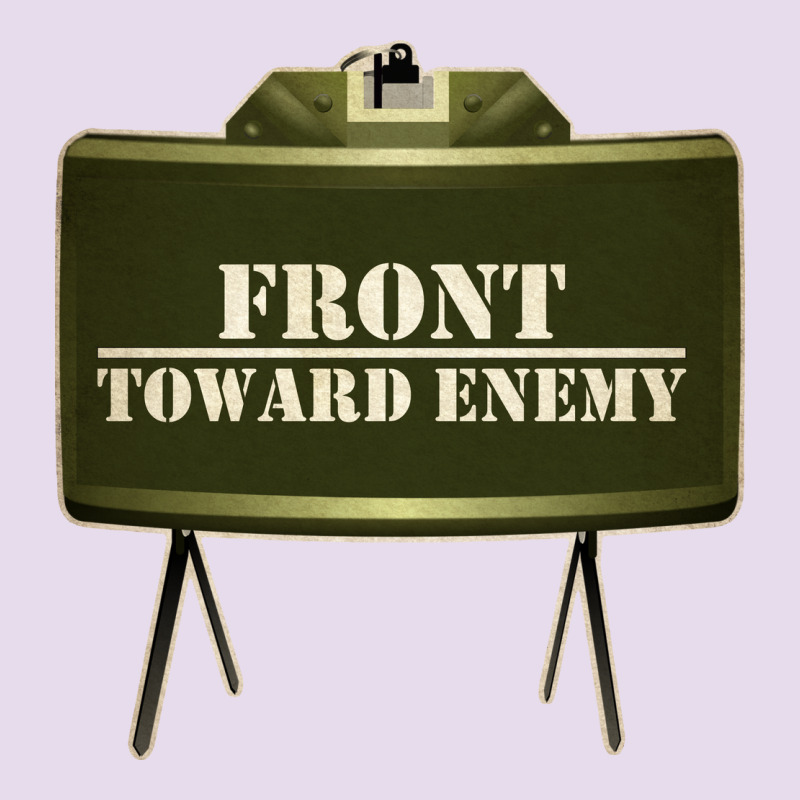 Front Toward Enemy Distressed Claymore Mine Military Premium Hoodie by linhVisuals | Teevron