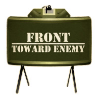 front toward enemy distressed claymore mine military | Teevron