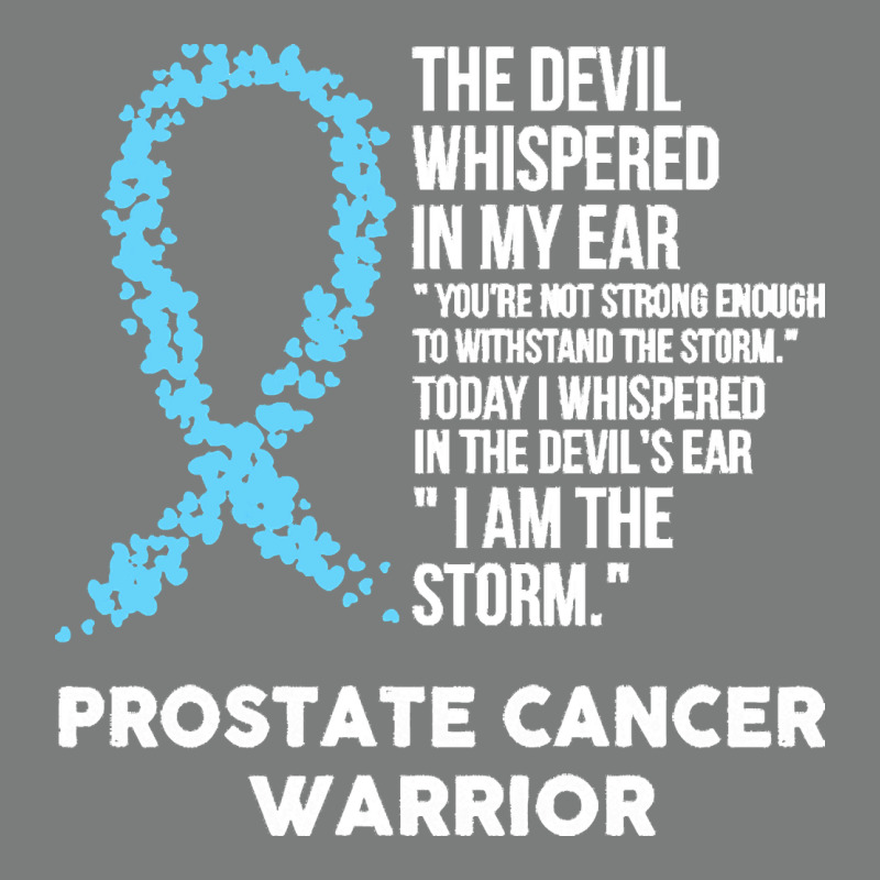 Prostate Cancer T  Shirt The Devil  Prostate Cancer Awareness Support Premium Hoodie by linhVisuals | Teevron