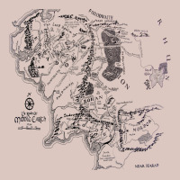 Middle Earth Map [tw] Premium Hoodie | Teevron