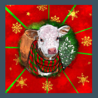 Christmas Hereford Calf Urban Heavy Tee | Teevron