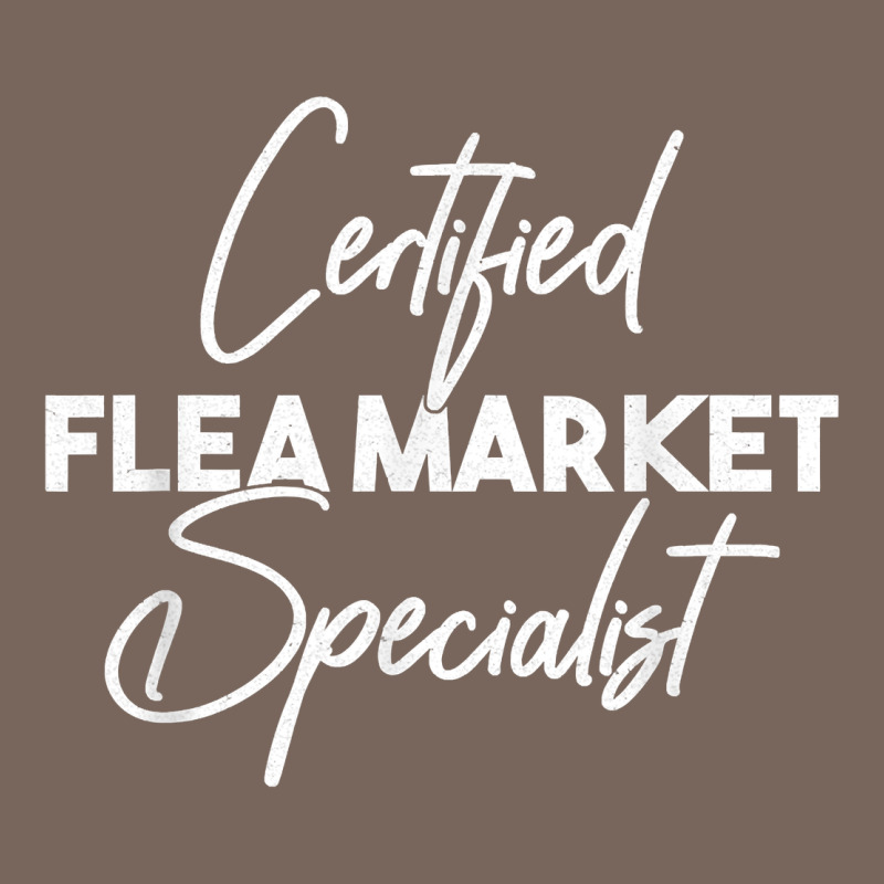 Certified Flea Market Specialist T Shirt Premium Hoodie by linhVisuals | Teevron