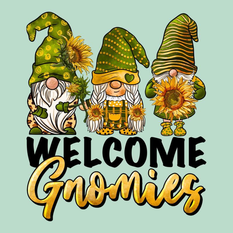 Welcome Gnomies Sunflowers Premium Hoodie by BarkalooDesign | Teevron