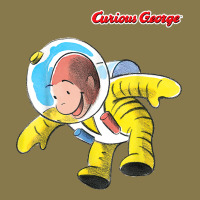 Curious George Happy Astronaut Portrait T Shirt Premium Hoodie | Teevron