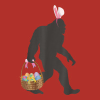 Funny Bigfoot Easter Design With Easter Basket And Bigfoot T Shirt Premium Hoodie | Teevron