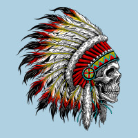 Native American Indian Chief Skull Motorcycle Headdress  T Shirt Premium Hoodie | Teevron