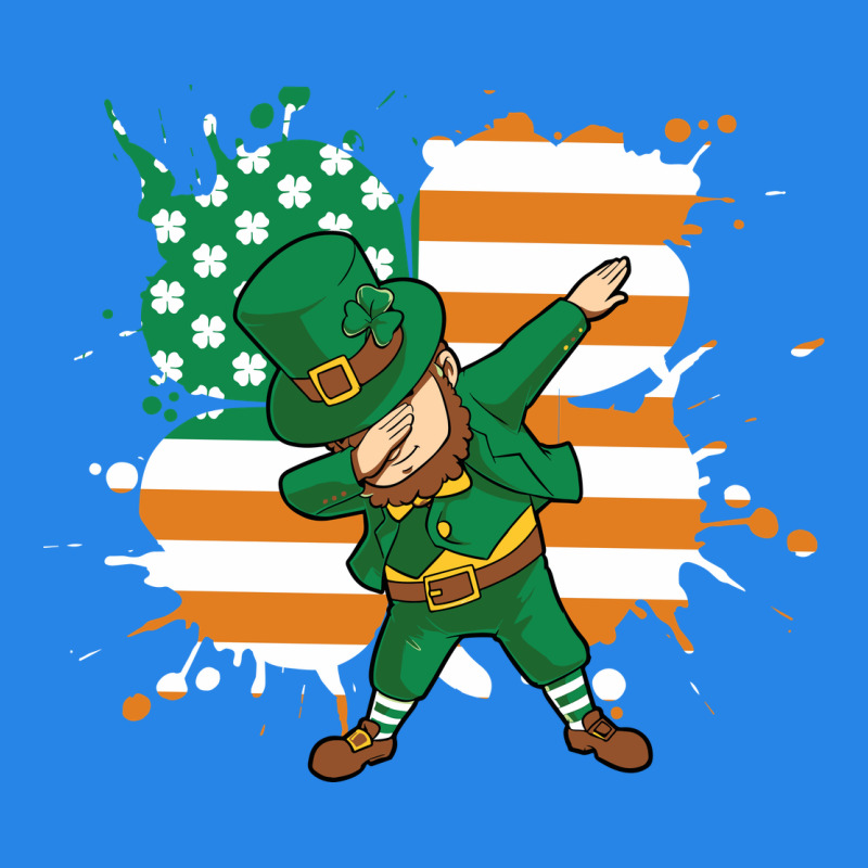Dabbing Leprechaun Irish American Flag Premium Hoodie by linhVisuals | Teevron