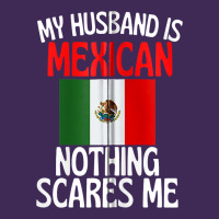 My Husband Is Mexican Nothing Scares Me Funny Husband Zip Hoodie Premium Hoodie | Teevron