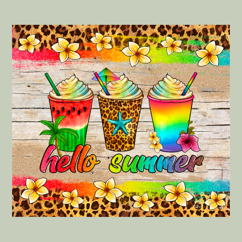 Hello Summer Ice Coffee Long Sleeve Tee by Artiststas | Teevron