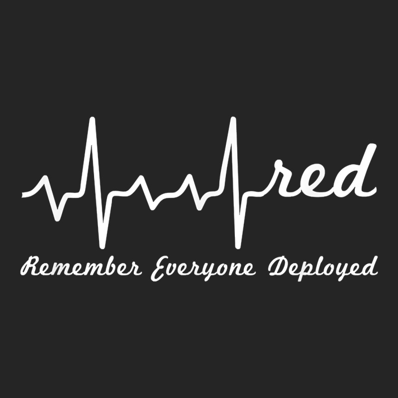 Red Friday Military Remember Everyone Deployed Heartbeat T Shirt Premium Hoodie by linhVisuals | Teevron