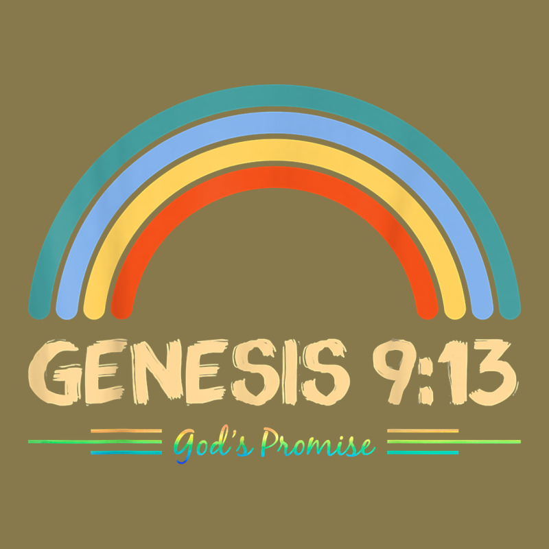 Genesis 913 God's Promise Faithfully Rainbow Bible Verse T Shirt Premium Hoodie by linhVisuals | Teevron