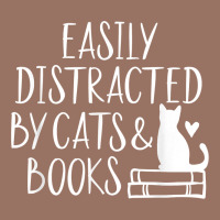 Easily Distracted By Cats And Books   Cute Book Lover T Shirt Premium Hoodie | Teevron
