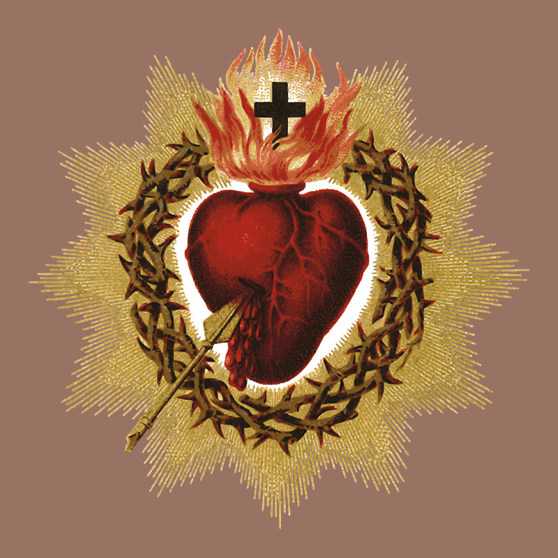 Sacred Heart Of Jesus Catholic Devotion T Shirt Premium Hoodie by linhVisuals | Teevron