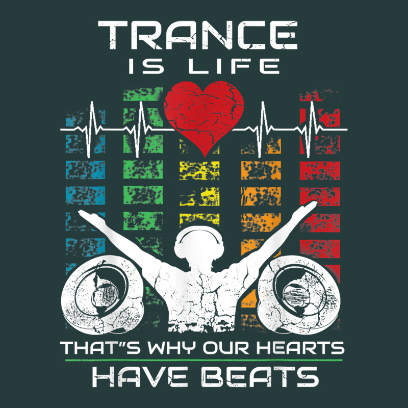 Trance Music Retro Vintage Dj Gift T Shirt Premium Hoodie by linhVisuals | Teevron