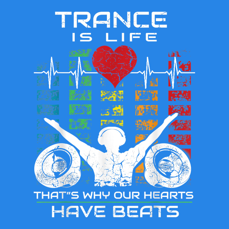 Trance Music Retro Vintage Dj Gift T Shirt Premium Hoodie by linhVisuals | Teevron